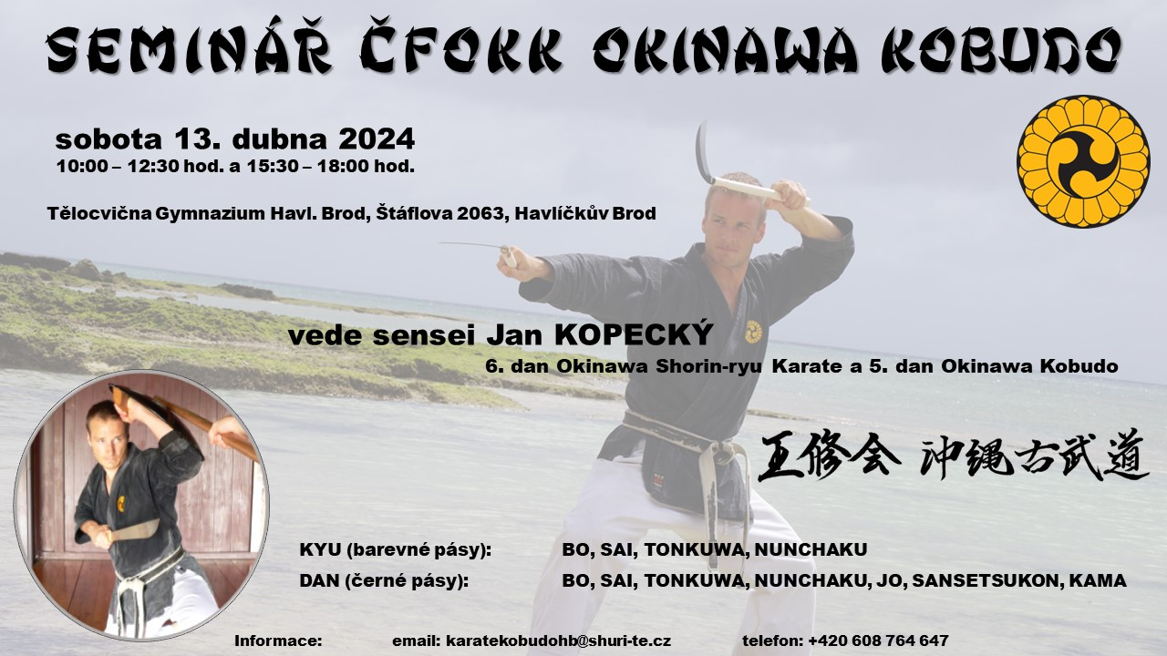  Seminár Okinawa Kobudo